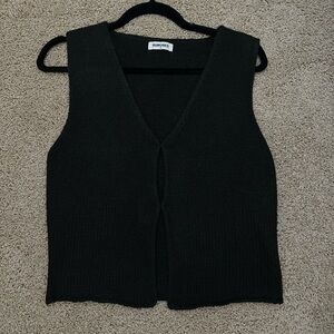 Rumored clasp front sweater tank